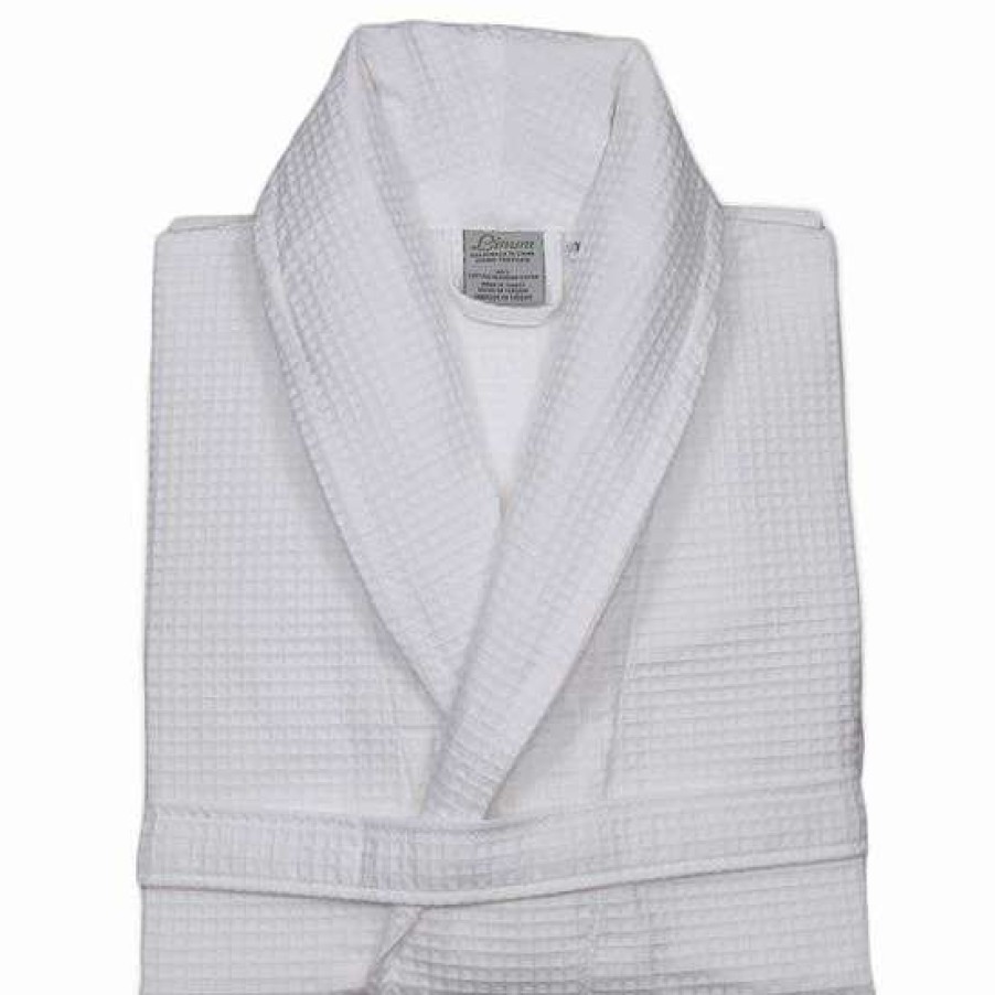 Clothing * | Linum Home Textiles Waffle Unisex Bath Robe