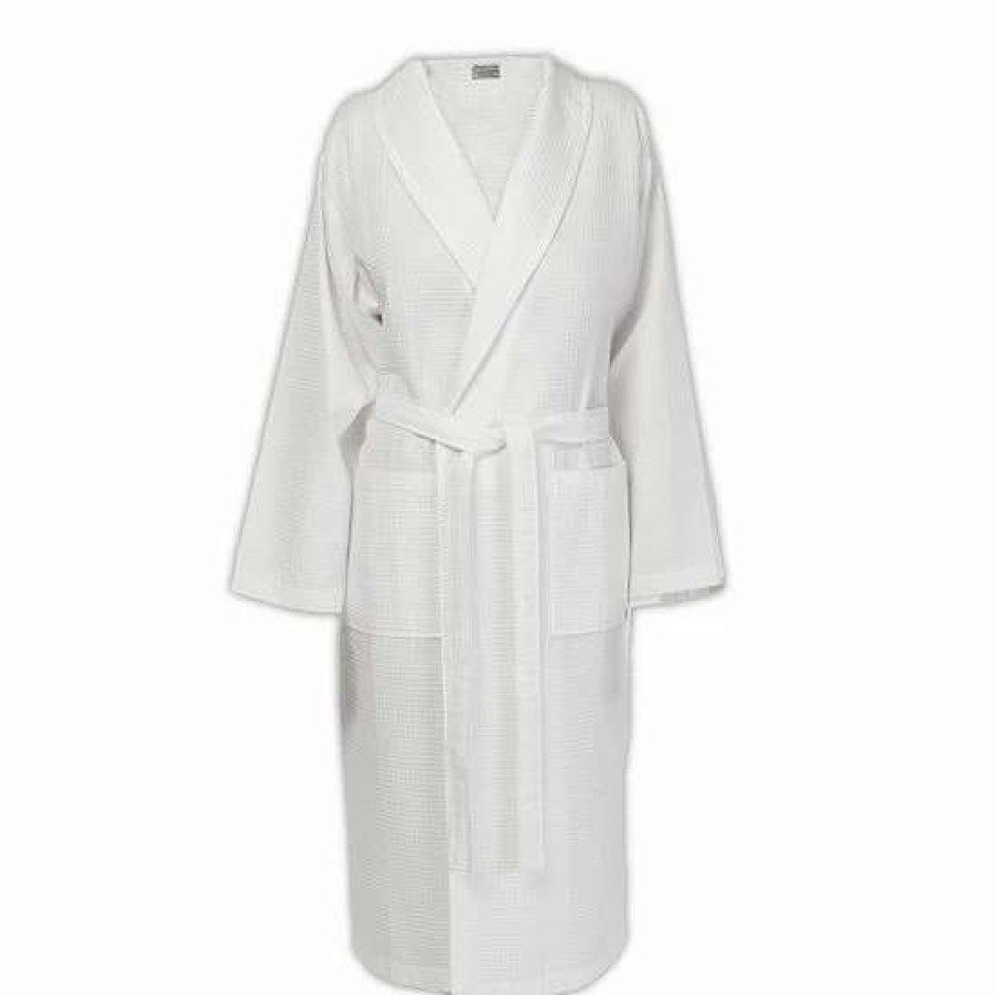 Clothing * | Linum Home Textiles Waffle Unisex Bath Robe