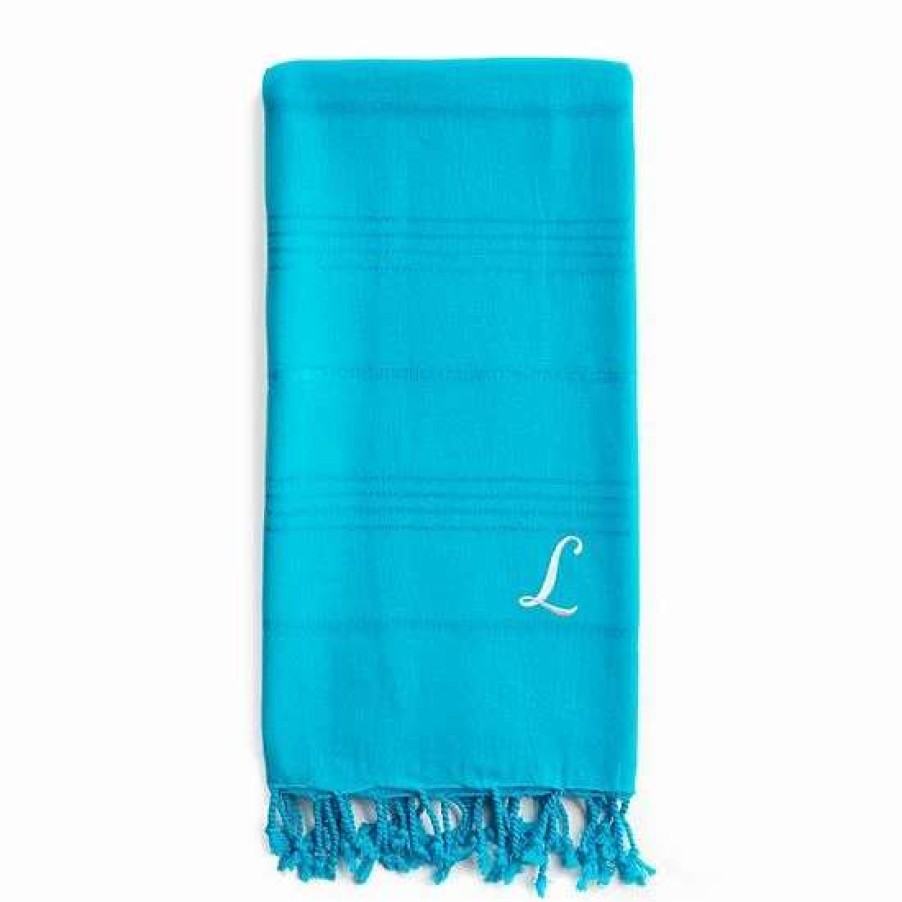 Bed & Bath * | Linum Home Textiles Turkish Cotton Summer Fun Personalized Pestemal Beach Towel