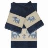 Bed & Bath * | Linum Home Textiles 3-Piece Turkish Cotton Quinn Embellished Bath Towel Set Cream