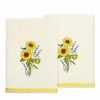 Bed & Bath * | Linum Home Textiles Turkish Cotton Girasol 2-Piece Embellished Bath Towel Set Silver